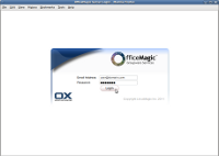 OfficeMagic Groupware Login Screen